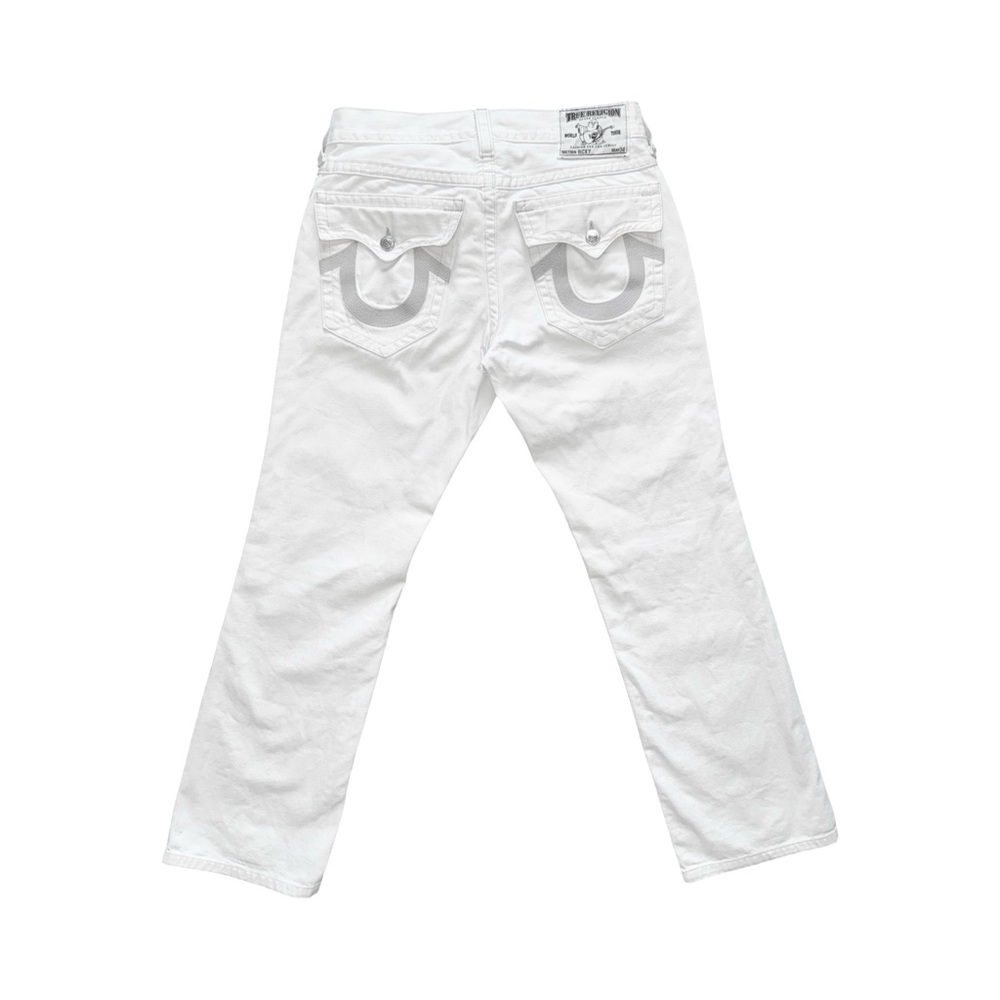 Vintage Y2K True Religion Ricky White Jeans – Made in USA